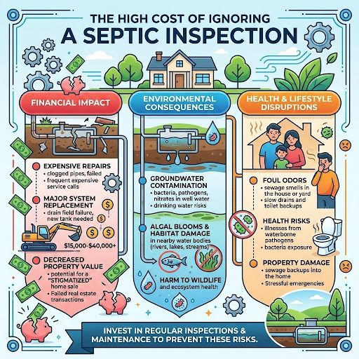 Cost for Ignoring Septic System Inspection