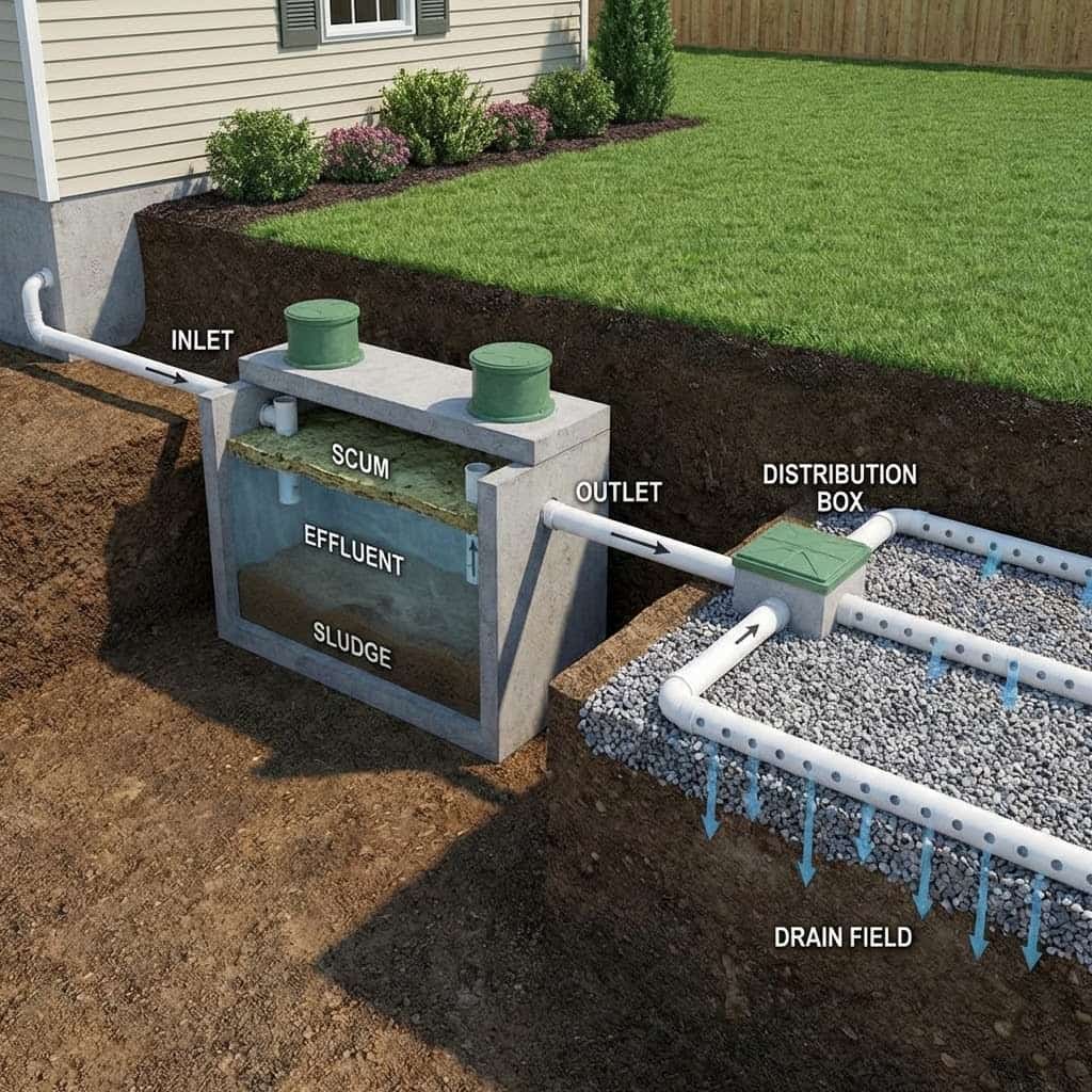 Septic System Working