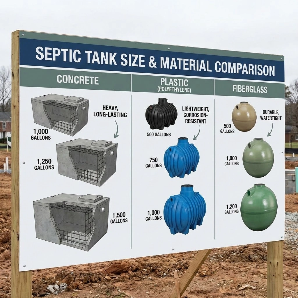 Septic Tank Concrete vs Other Material