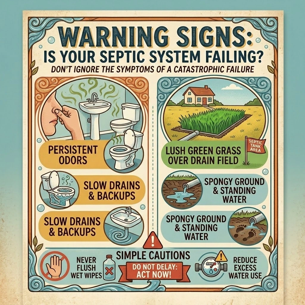 Warning Signs Septic System Failing