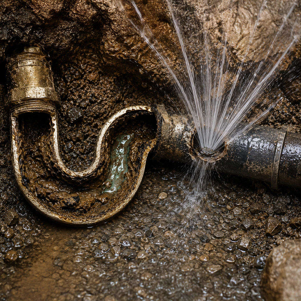 Pipe burst 